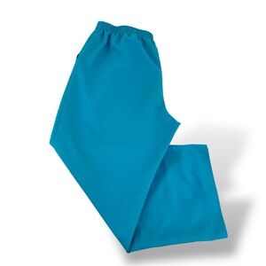 Alfred Dunner Petites | Teal Straight Leg Pants